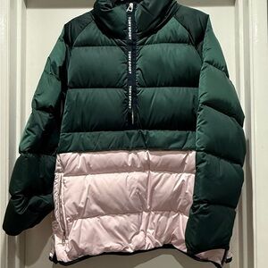 TORY SPORT by Tory Burch two-tone puffer jacket